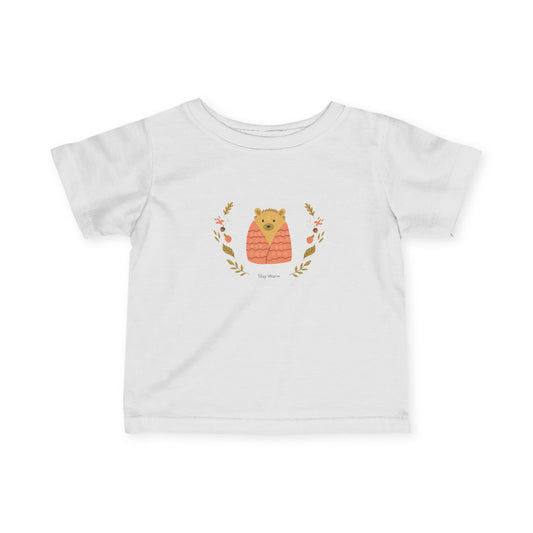 Adorable Baby Bear Tee, Infant T-Shirt, Cute Toddler Top, Cute Baby Gift, Animal Lover Apparel - MaisonThreadory