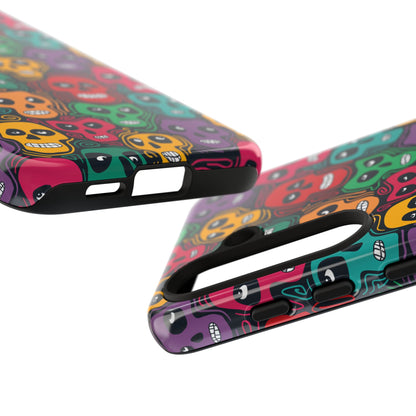 Phone Case, Day of the Dead Tough Case Phone, Mexican Skull Phone Cover, Floral Skeleton Phone Protector, Sugar Skull iPhone Case, Tough