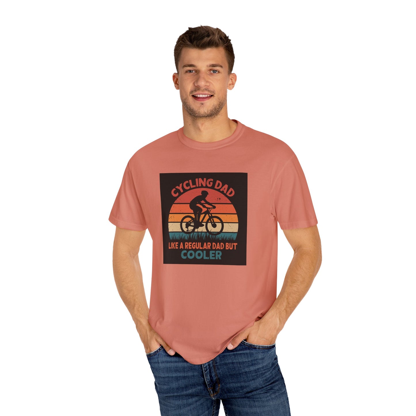 Cycling Dad T-Shirt, Vintage Bike Shirt for Dads, Perfect Gift for Father's Day, Cycling Enthusiasts Tee, Casual Family Gift - MaisonThreadory