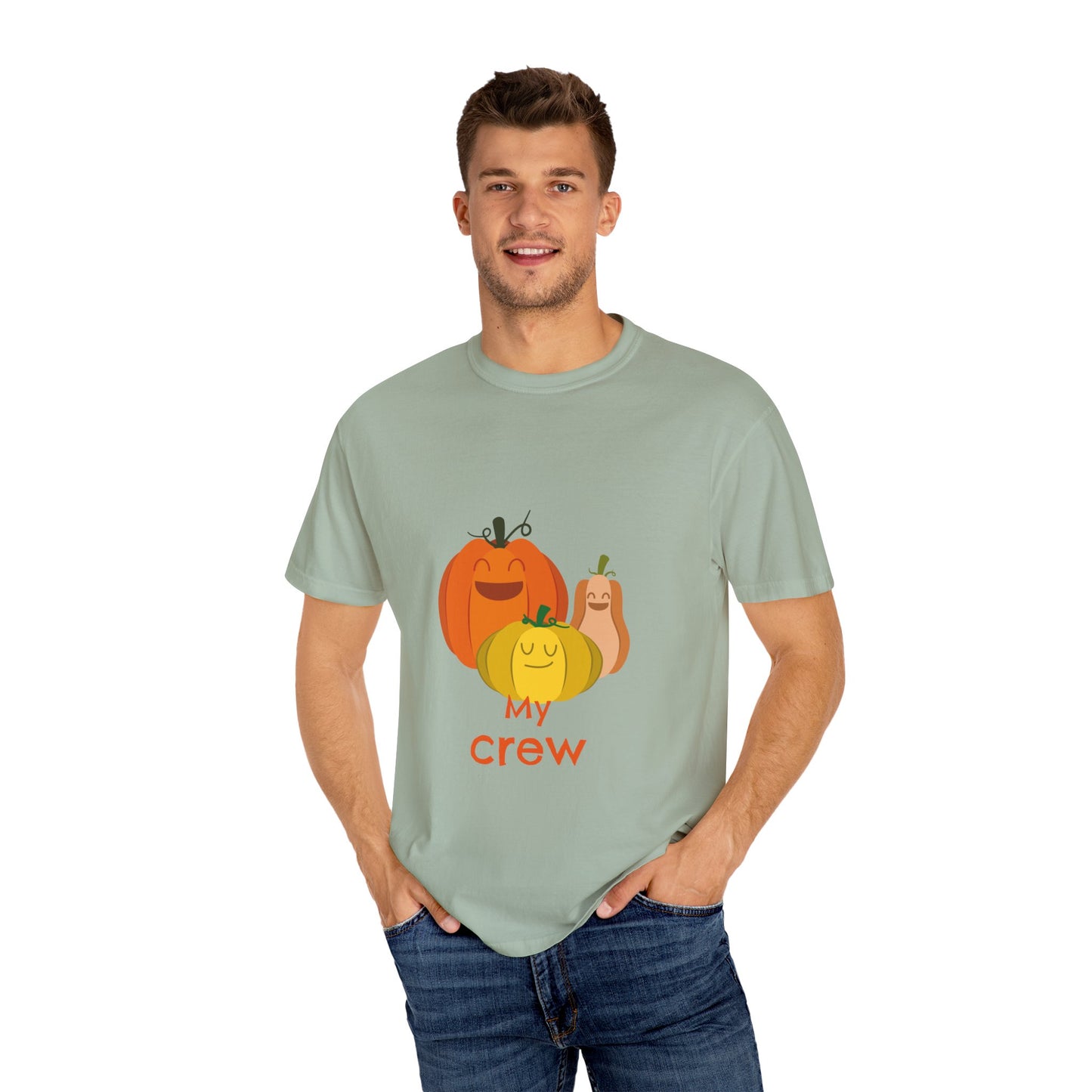 Cute Pumpkin Family T-Shirt, Fall Apparel, Halloween Shirt, Thanksgiving Gift, Harvest Crew Tee, Unisex Seasonal Wear - MaisonThreadory