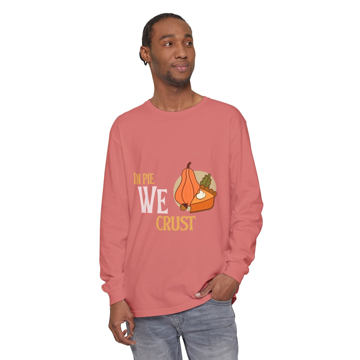 Fall Kitchen Humor Long Sleeve T-Shirt, Thanksgiving Gift, Thanksgiving Sweater, Pie Lovers Shirt, Cozy Fall Apparel, Unisex Sweatshirt - MaisonThreadory