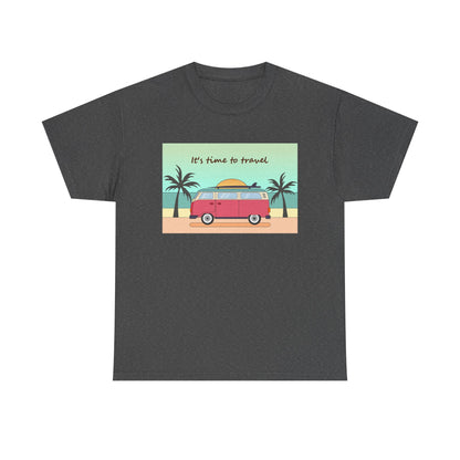 Van Life T-Shirt, Adventure Graphic Tee, Road Trip Unisex Shirt, Nature Wanderlust Top, Camping Hiking Apparel - MaisonThreadory