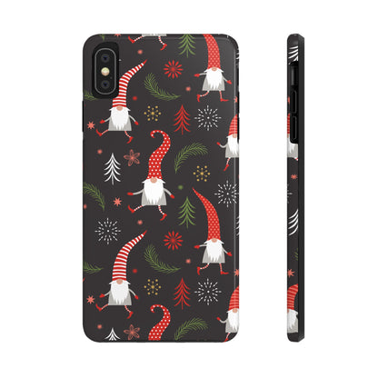 Gnomes & Holiday Cheer Tough Phone Cases, Cute Phone Accessories, Holiday Gift, Gnome Phone Cover, Festive Phone Protection, Winter Decor