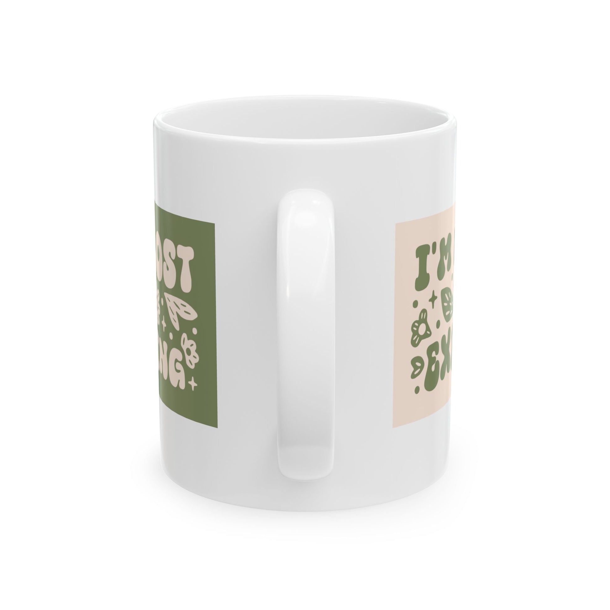 Exploring Things Ceramic Mug, Funny Coffee Cup, Gift for Adventurers, Nature Lover, Plant Enthusiast, Inspirational Quote Mug - MaisonThreadory