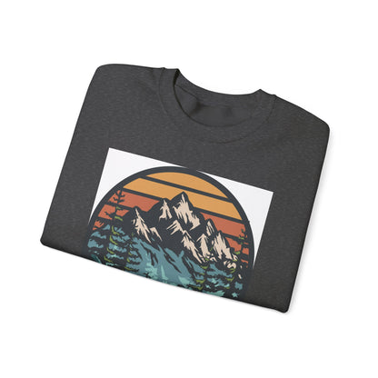 Camping Adventures Unisex Sweatshirt - Cozy Outdoor Gear, Nature Lover Gift, Hiking Apparel, Travel Essential, Campfire Style - MaisonThreadory