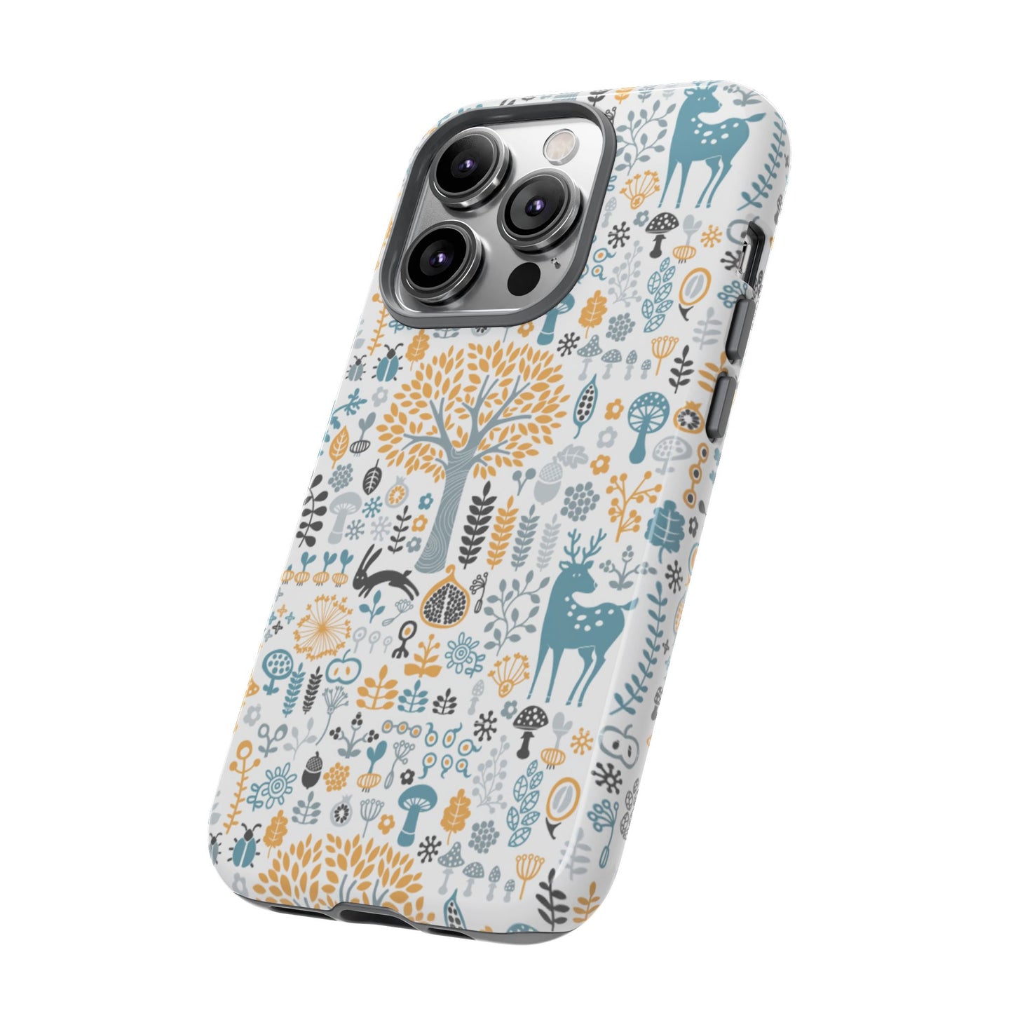 Nature-Inspired Phone Case, Durable Protective Cover, Bohemian Phone Accessory, Symbol of Strength, Eco-Friendly Gift