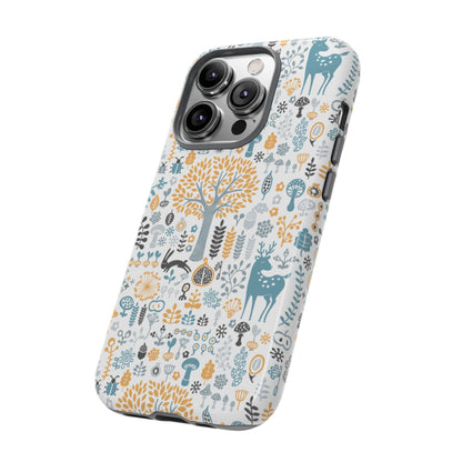Nature-Inspired Phone Case, Durable Protective Cover, Bohemian Phone Accessory, Symbol of Strength, Eco-Friendly Gift