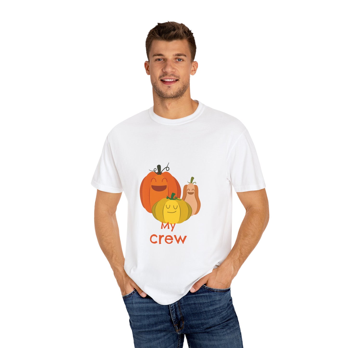 Cute Pumpkin Family T-Shirt, Fall Apparel, Halloween Shirt, Thanksgiving Gift, Harvest Crew Tee, Unisex Seasonal Wear - MaisonThreadory