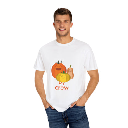 Cute Pumpkin Family T-Shirt, Fall Apparel, Halloween Shirt, Thanksgiving Gift, Harvest Crew Tee, Unisex Seasonal Wear - MaisonThreadory