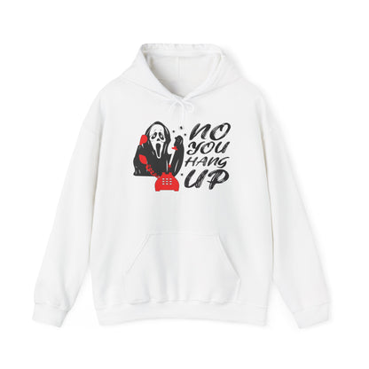 Spooky Phone Call Hoodie - Cozy Unisex Sweatshirt for Halloween, Horror Fans, Casual Wear, Gift Ideas, Scary Movie Nights - MaisonThreadory