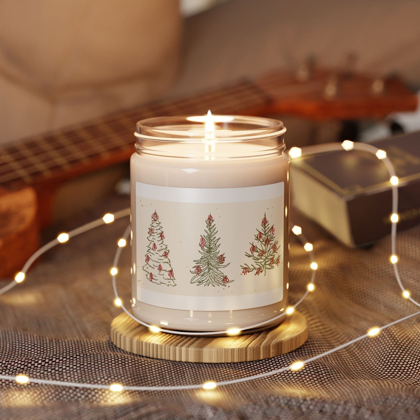 Christmas Tree Soy Candle — 9oz Scented Holiday Candle
