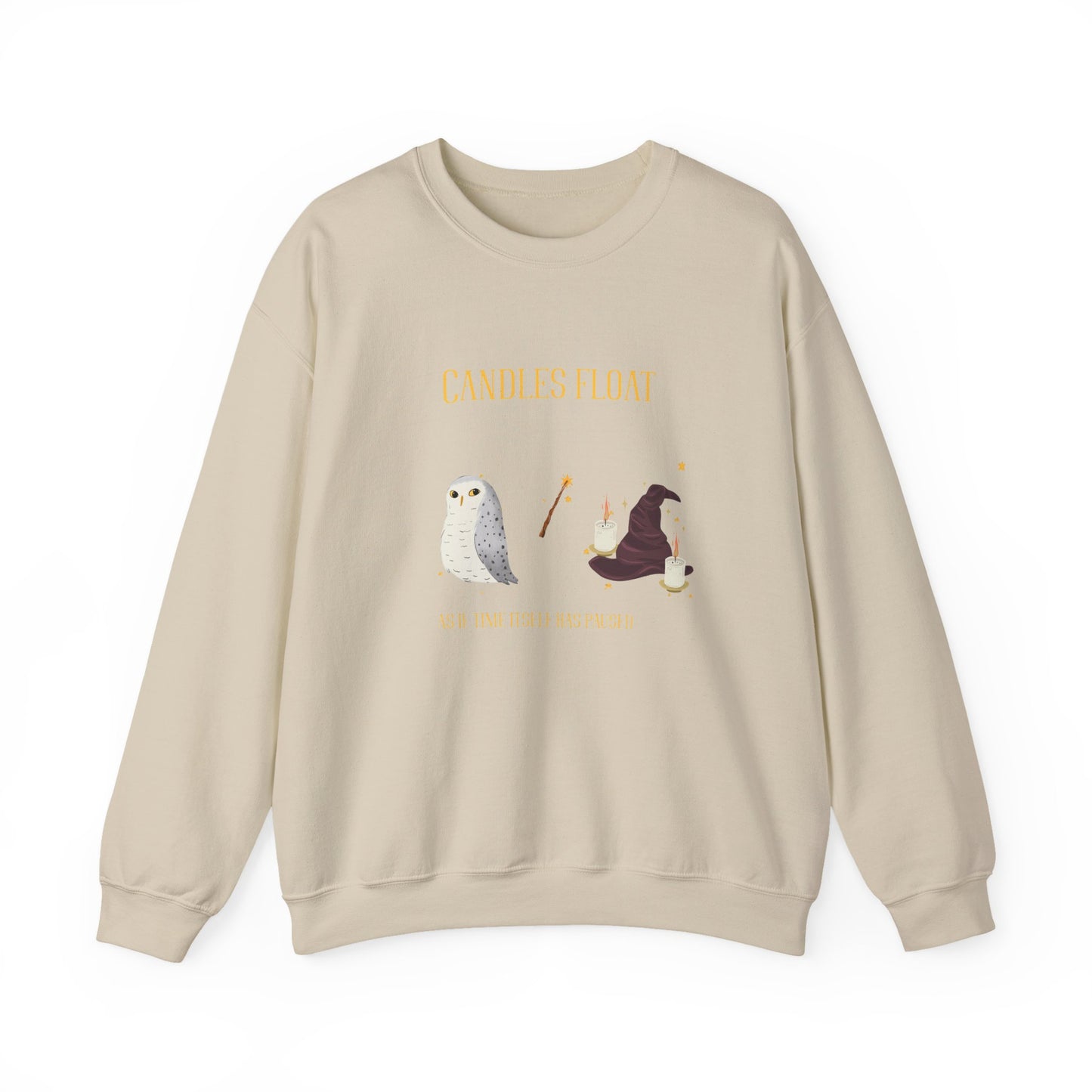 Whimsical Owl Crewneck Sweatshirt, Cozy Fall Apparel, Gift for Nature Lovers, Halloween Sweater, Cute Animal Sweatshirt - MaisonThreadory