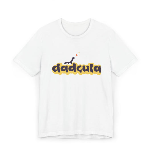 Dadcula T-Shirt, Funny Dad Shirt, Halloween Apparel, Unisex Jersey Tee, Gift for Dads, Casual Outfit - MaisonThreadory