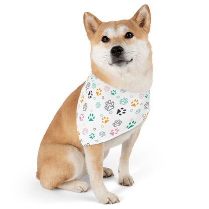 Colorful Pet Bandana Collar for Dogs, Cute Dog Accessory, Adjustable Pet Scarf, Stylish Pet Fashion, Pet Gift for Holidays - MaisonThreadory