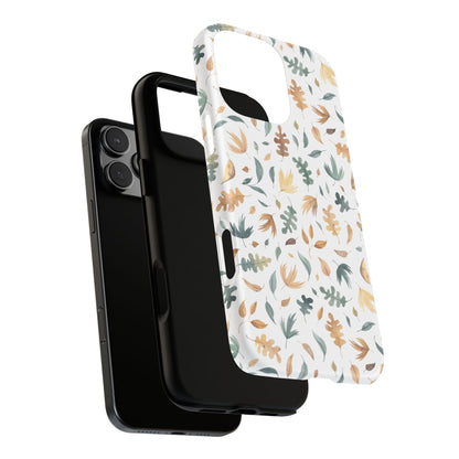 Stylish Floral Phone Case - Tough Cases, Nature-Inspired Design, Gift for Her, Phone Accessory, Floral Pattern Cover