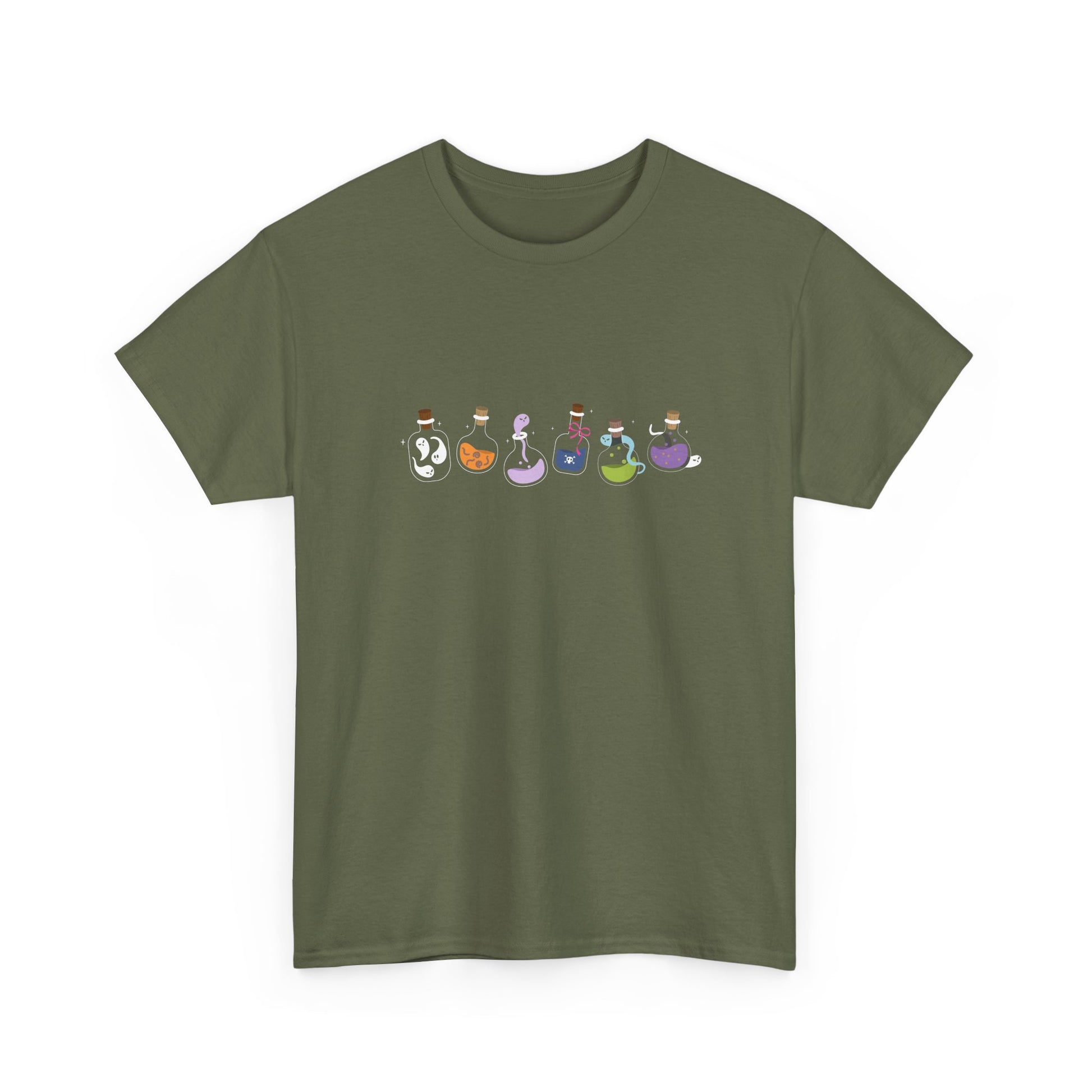 Charming Unisex Tee with Whimsical Characters, Funny Graphic Shirt, Gift for Friends, Comfortable Cotton Top, Casual Wear - MaisonThreadory