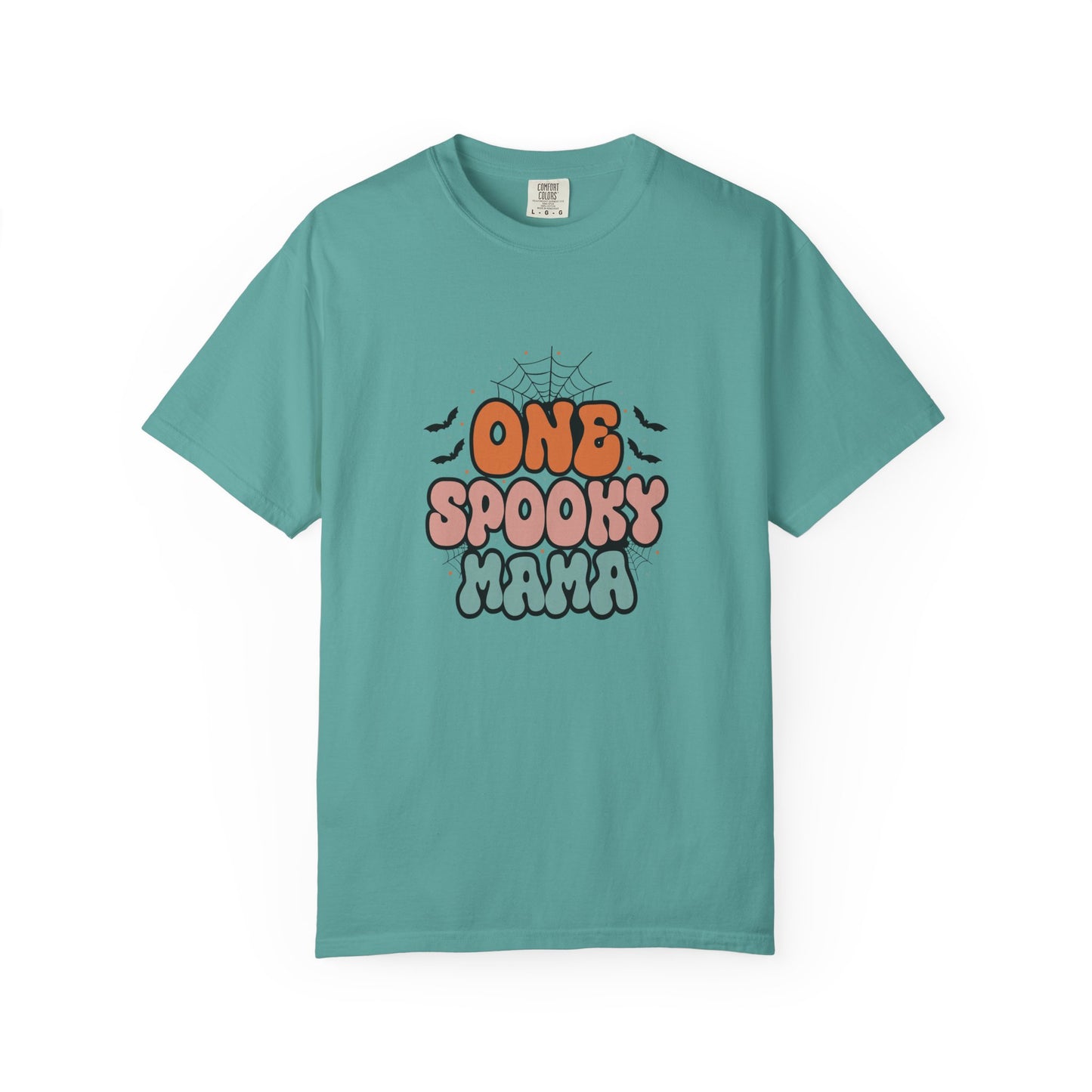 Unisex Halloween T-Shirt, One Spooky Mama Tee, Casual Fall Apparel, Gift for Moms, Halloween Festivities, Spooky Season Shirt