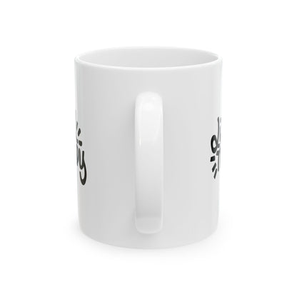 Liquid Therapy Ceramic Mug - 11oz & 15oz Coffee Cup, Perfect Gift for Coffee Lovers, Self-Care Essentials, Unique Mug for Home or Office - MaisonThreadory