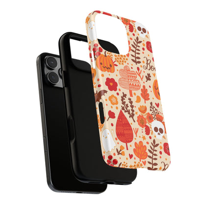 Autumn Phone Case - Cozy Fall Vibes, Pumpkin Decor, Halloween Gift, Floral Design, Seasonal Aesthetic