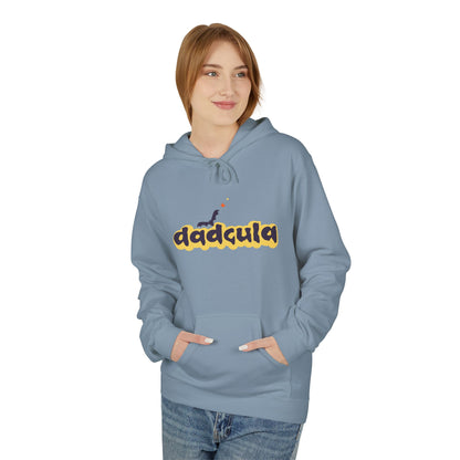 Dramatic Fleece Hoodie with Unique Design, Cozy Fall Apparel, Great for Halloween, Casual Wear, Gift for Friends - MaisonThreadory