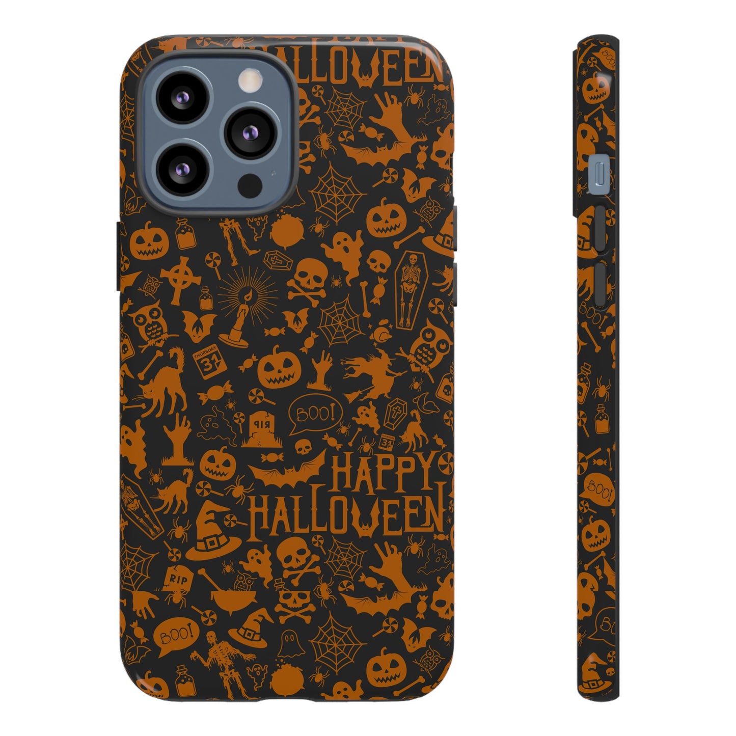 Halloween Phone Case, Tough Cases with Spooky Design, Trick or Treat Accessories, Perfect for Halloween Decor, Gift for Halloween Lovers