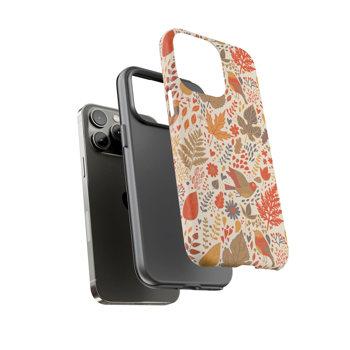 Floral Phone Case - Tough Cases for Nature Lovers, Stylish Cover, Nature-Themed Gift, Phone Accessories, Fall Aesthetic