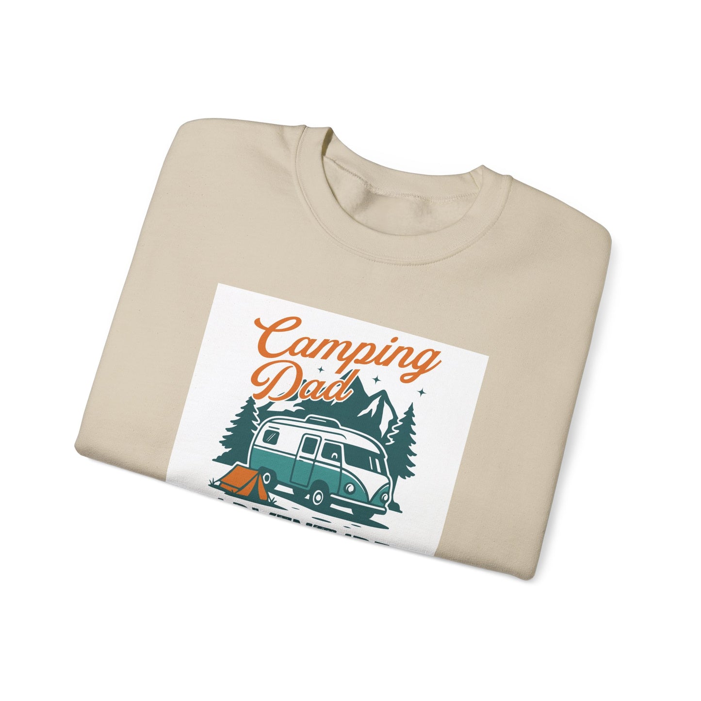 Unisex Camping Adventure Sweatshirt, Cozy Outdoor Apparel, Gift for Dads, Camping Enthusiasts, Father's Day, Weekend Getaway - MaisonThreadory
