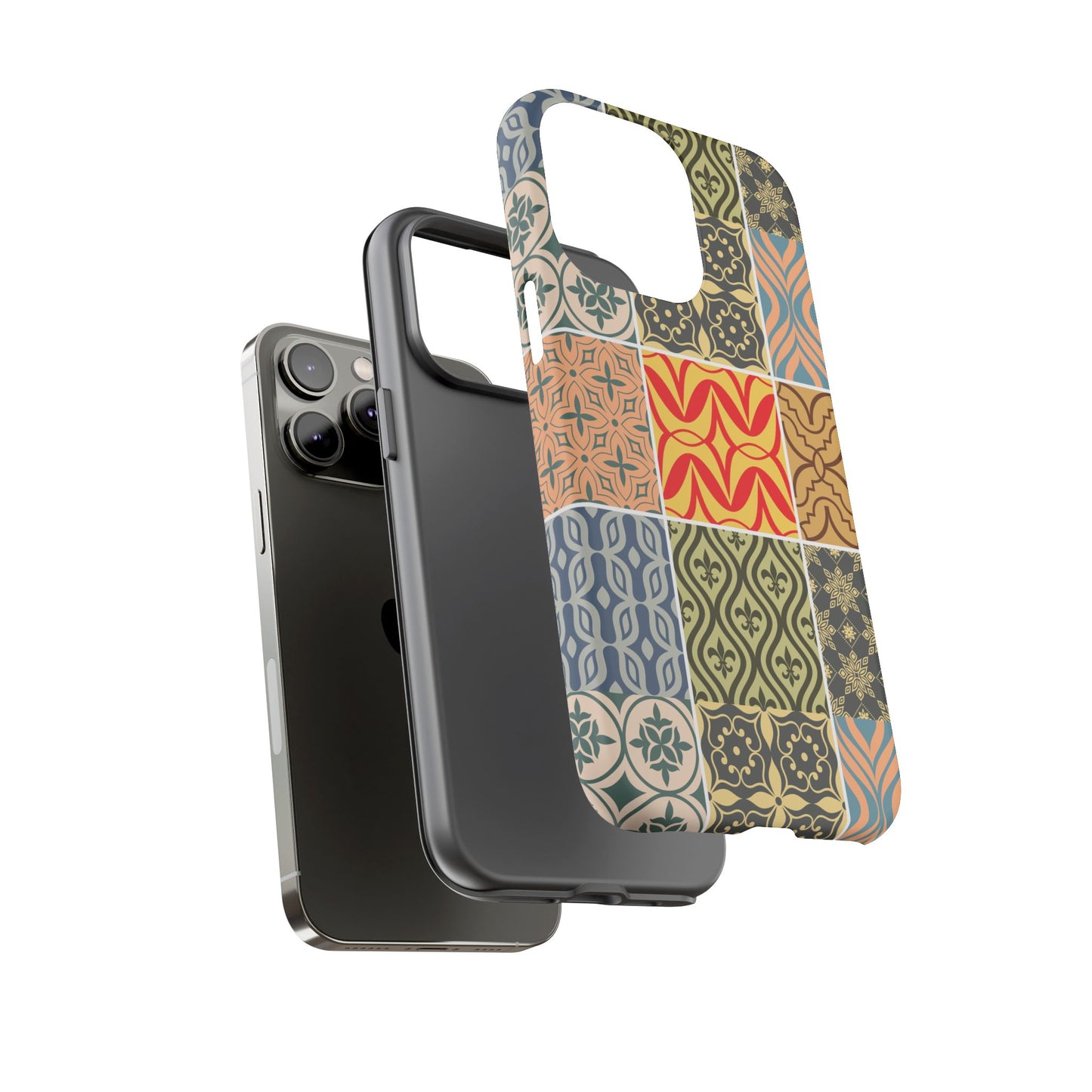 Decorative Phone Cases, Unique Phone Cover, Stylish iPhone Case, Gift for Phone Lovers, Trendy Tech Accessories