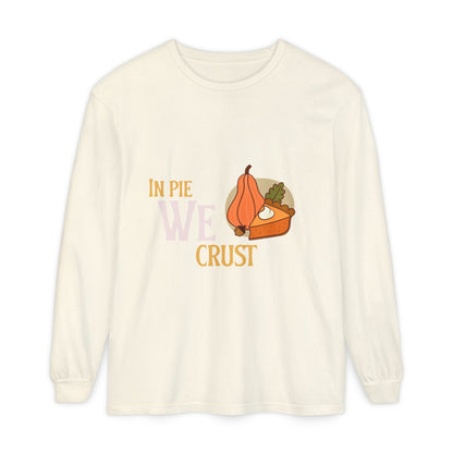 Fall Kitchen Humor Long Sleeve T-Shirt, Thanksgiving Gift, Thanksgiving Sweater, Pie Lovers Shirt, Cozy Fall Apparel, Unisex Sweatshirt - MaisonThreadory