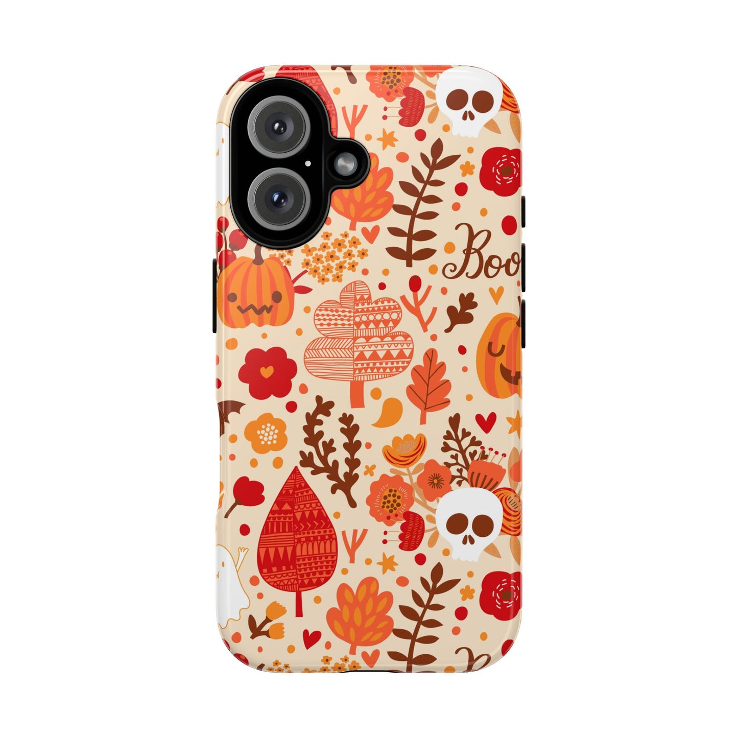 Autumn Phone Case - Cozy Fall Vibes, Pumpkin Decor, Halloween Gift, Floral Design, Seasonal Aesthetic