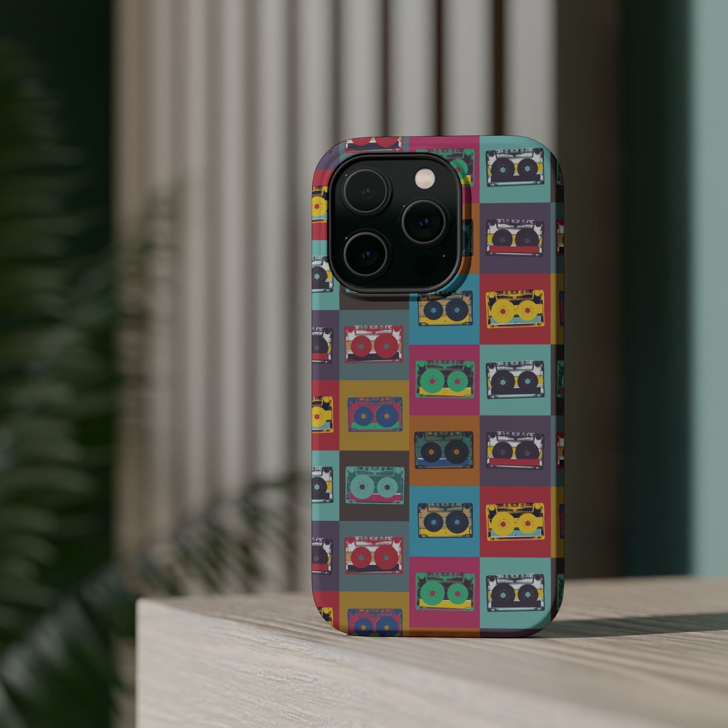 Retro Cassette Tape Phone Case, Vintage Style Tough Case, Music Lover Gift, Funky Tech Accessory, Fun Phone Cover