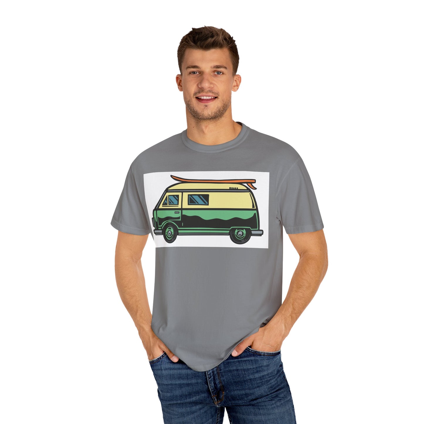 Retro Van Graphic T-Shirt - Perfect for Road Trips, Beach Days, Summer Festivals, Adventure Lovers, Gift for Travelers - MaisonThreadory