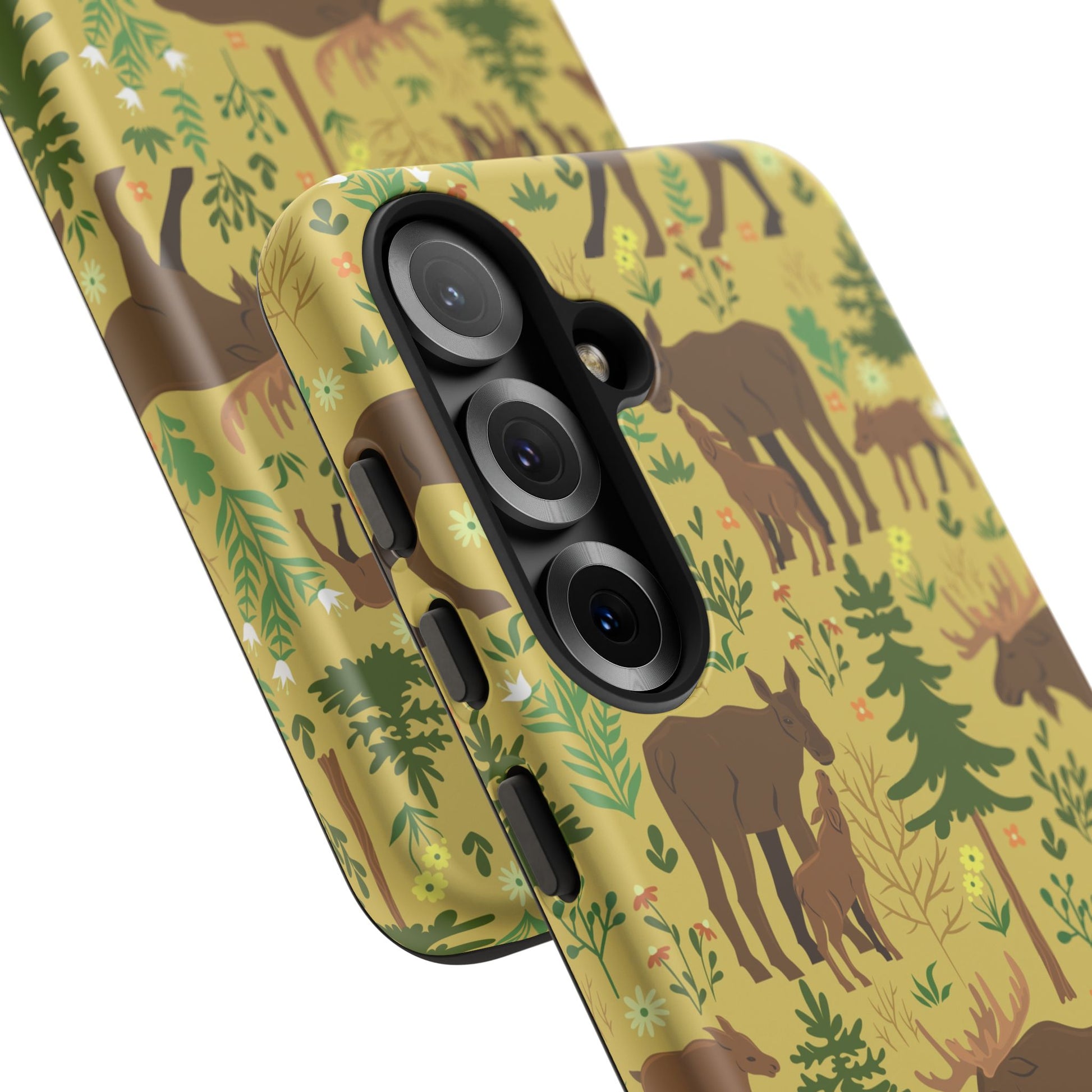 Moose Phone Case - Nature Lover's Accessory, Gifts for Outdoorsy Friends, Wildlife Decor, Eco-Friendly Cover, Forest Adventure Gear - MaisonThreadory