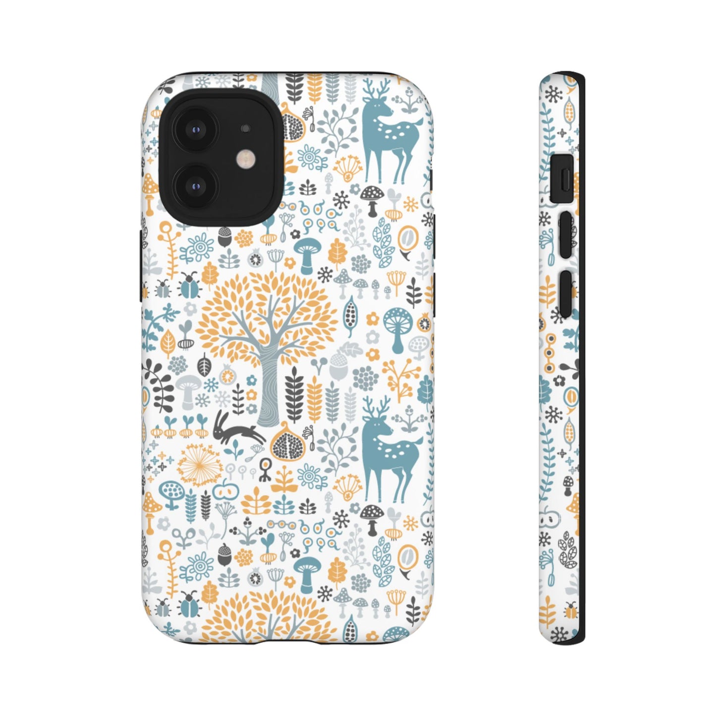 Nature-Inspired Phone Case, Durable Protective Cover, Bohemian Phone Accessory, Symbol of Strength, Eco-Friendly Gift