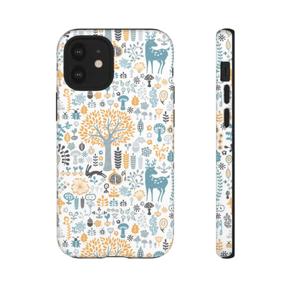 Nature-Inspired Phone Case, Durable Protective Cover, Bohemian Phone Accessory, Symbol of Strength, Eco-Friendly Gift