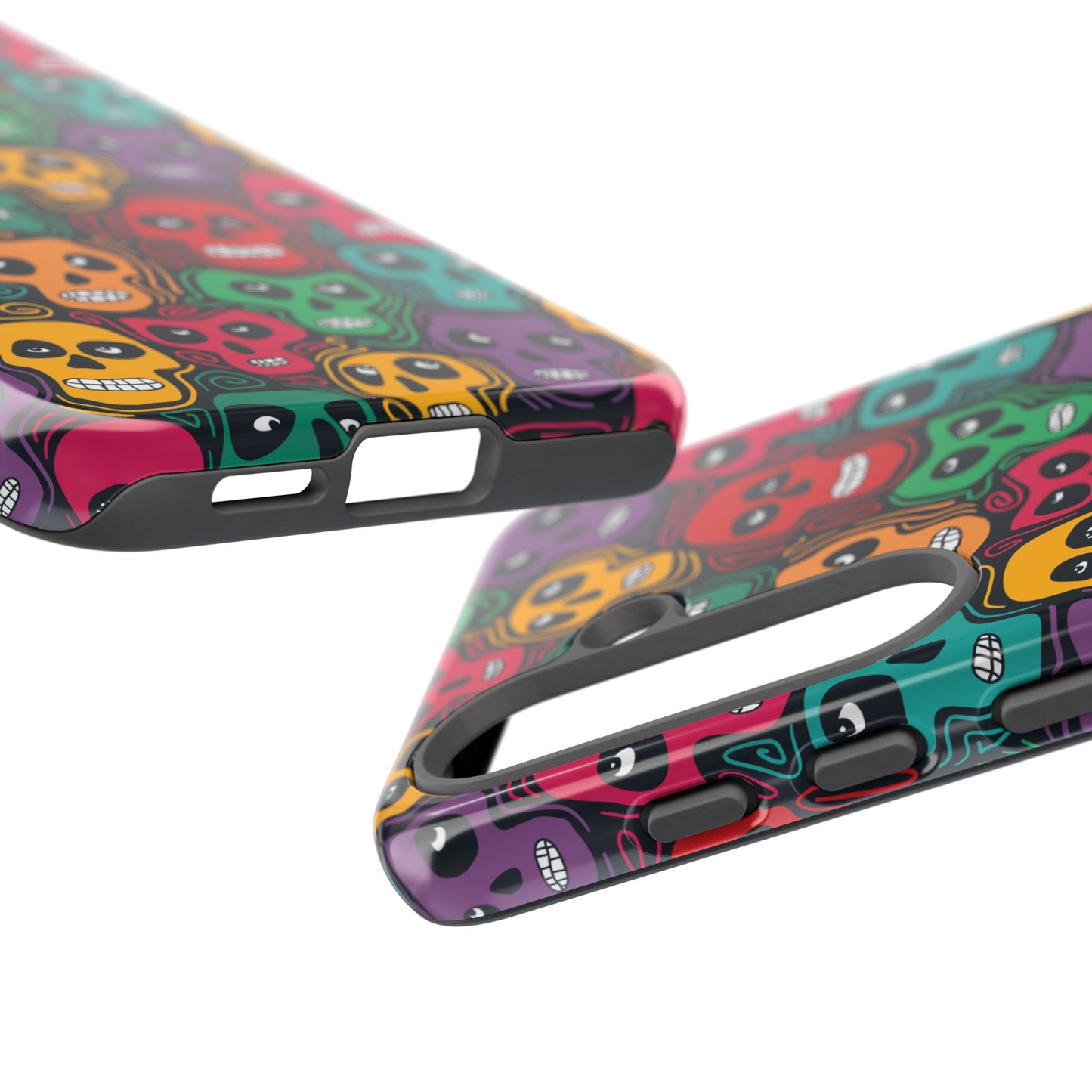 Phone Case, Day of the Dead Tough Case Phone, Mexican Skull Phone Cover, Floral Skeleton Phone Protector, Sugar Skull iPhone Case, Tough