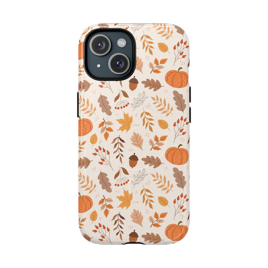 Autumn Floral Phone Case - Tough Magnetic Cases for Fall, Seasonal Accessories, Nature Lover Gifts, Cute Phone Cover, Unique Phone Case - MaisonThreadory
