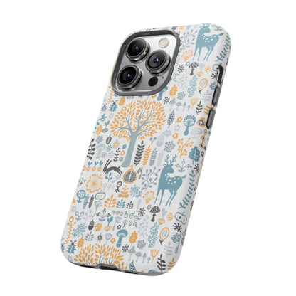 Nature-Inspired Phone Case, Durable Protective Cover, Bohemian Phone Accessory, Symbol of Strength, Eco-Friendly Gift