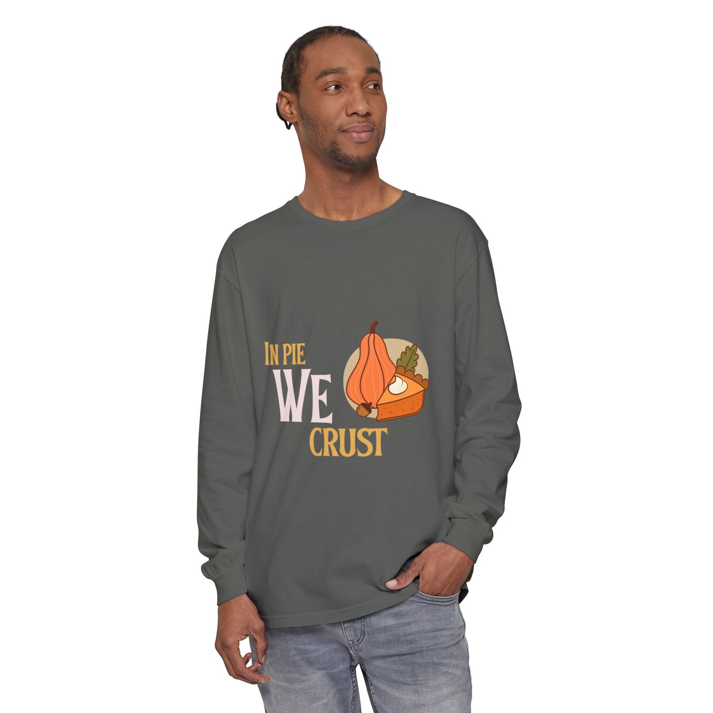 Fall Kitchen Humor Long Sleeve T-Shirt, Thanksgiving Gift, Thanksgiving Sweater, Pie Lovers Shirt, Cozy Fall Apparel, Unisex Sweatshirt - MaisonThreadory