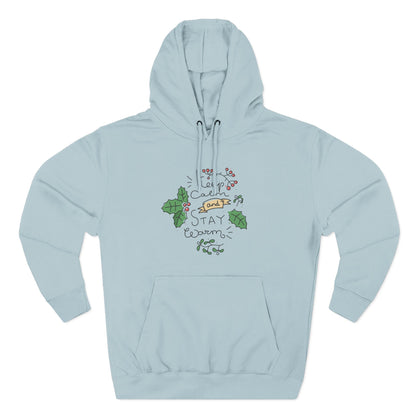 Cozy Stay Warm Fleece Hoodie for All Seasons, Cute Unisex Winter Apparel, Perfect Gift for Friends and Family - MaisonThreadory
