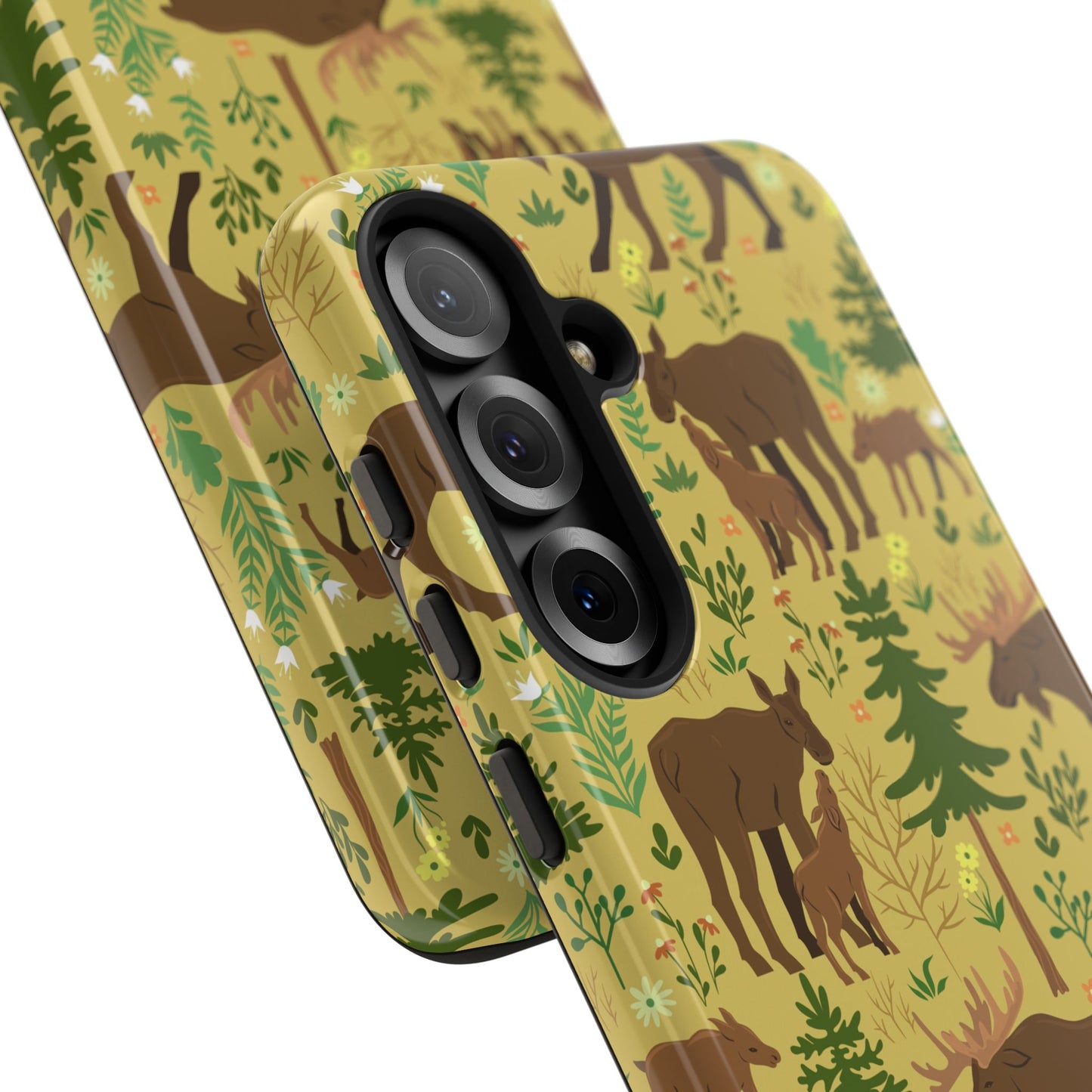 Moose Phone Case - Nature Lover's Accessory, Gifts for Outdoorsy Friends, Wildlife Decor, Eco-Friendly Cover, Forest Adventure Gear - MaisonThreadory