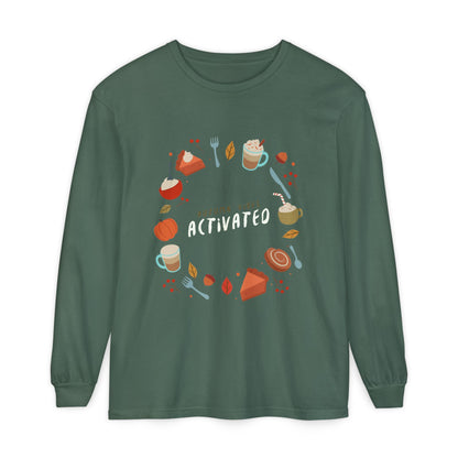 Autumn Vibes Long Sleeve T-Shirt, Cozy Fall Shirt, Unisex Fall Apparel, Thanksgiving Gift, Seasonal Fashion - MaisonThreadory