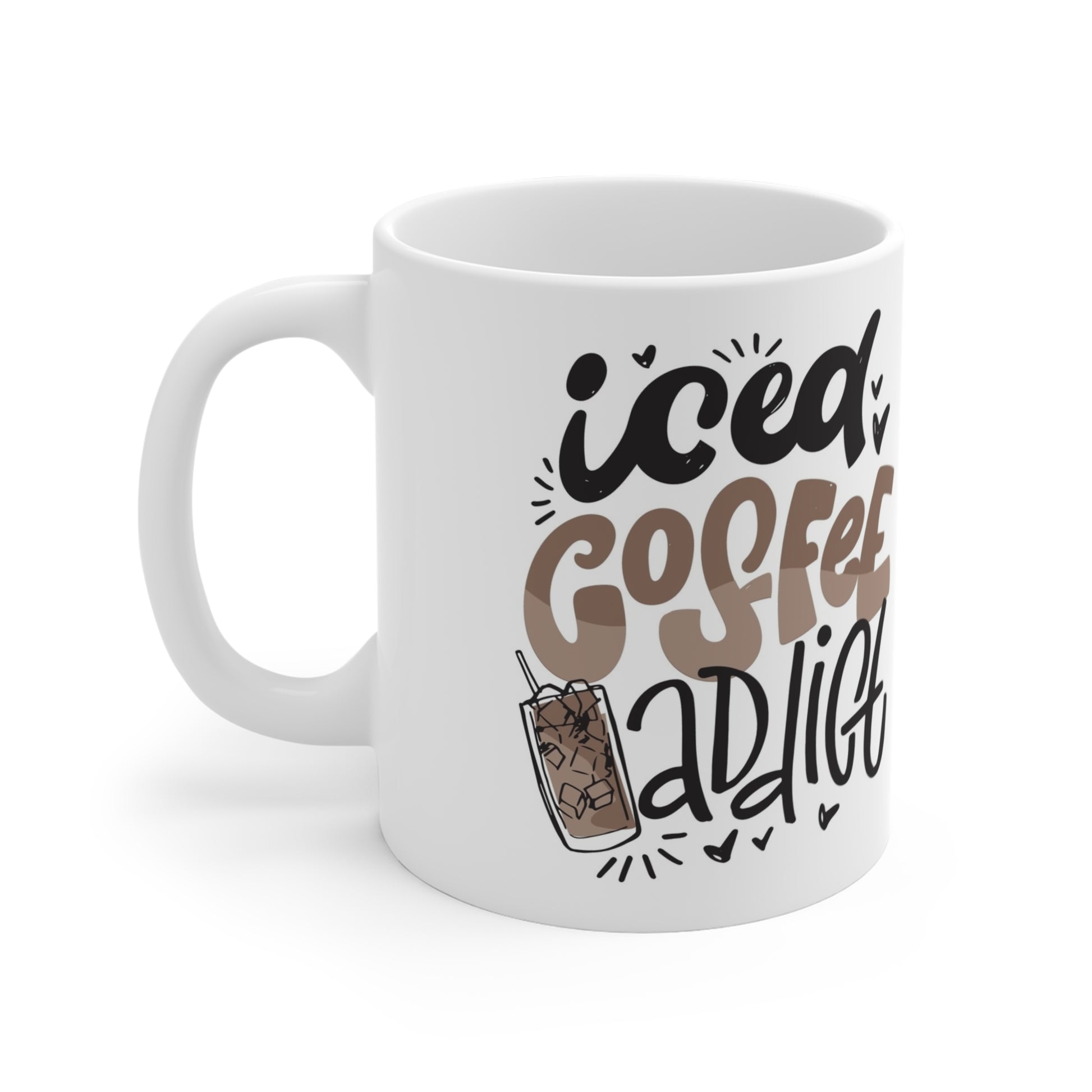 Iced Coffee Delight Mug - Perfect for Coffee Lovers, Gift for Friends, Home Decor, Daily Use, Birthday Present - MaisonThreadory