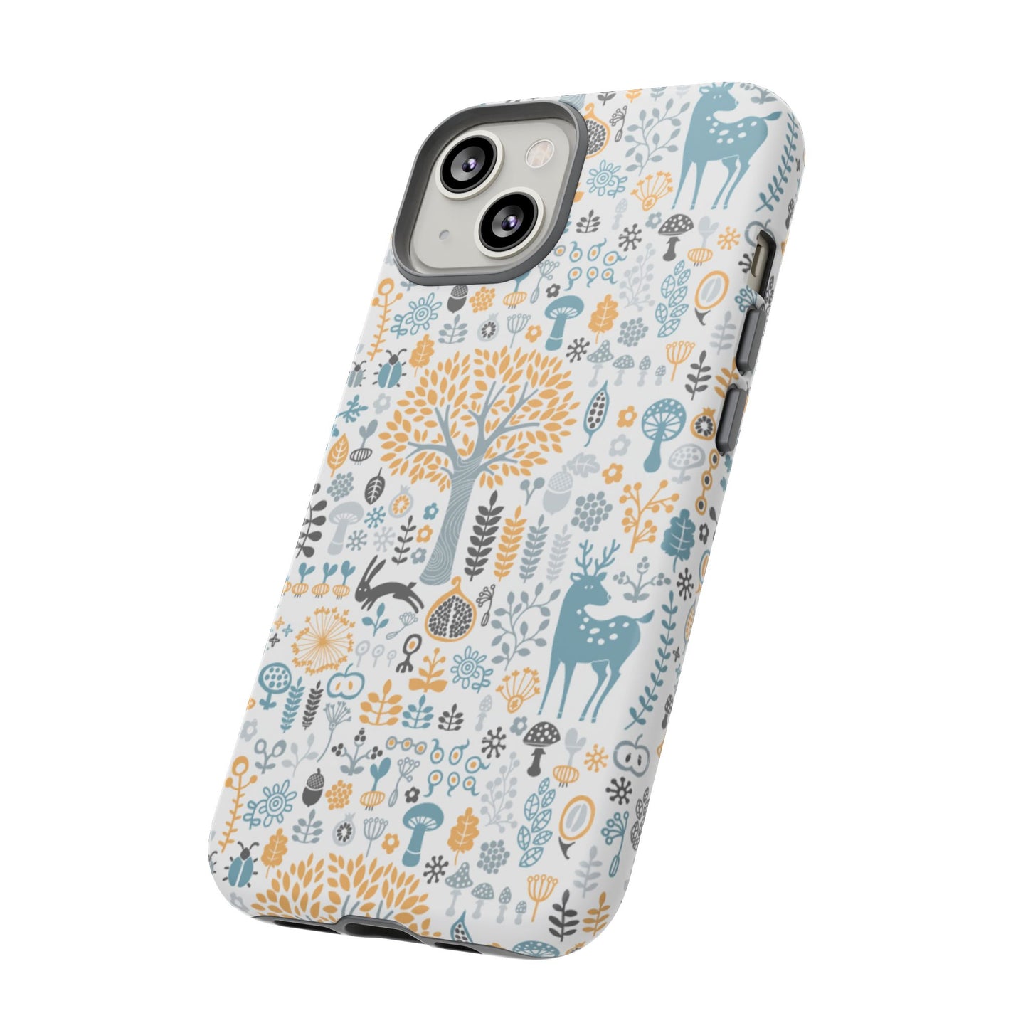 Nature-Inspired Phone Case, Durable Protective Cover, Bohemian Phone Accessory, Symbol of Strength, Eco-Friendly Gift