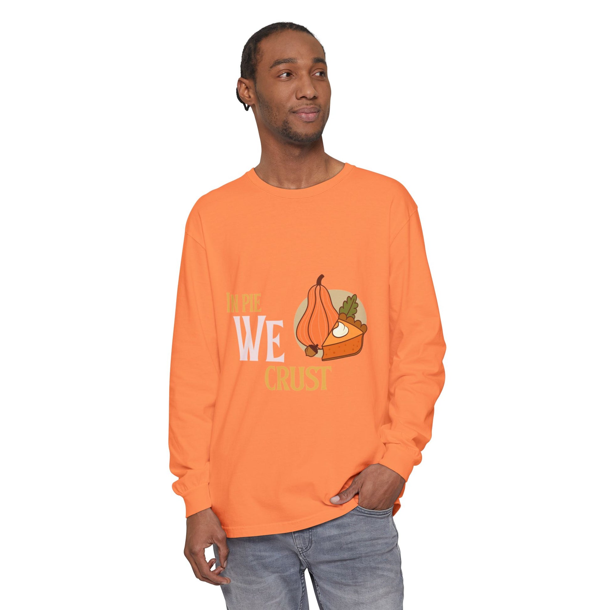 Fall Kitchen Humor Long Sleeve T-Shirt, Thanksgiving Gift, Thanksgiving Sweater, Pie Lovers Shirt, Cozy Fall Apparel, Unisex Sweatshirt - MaisonThreadory