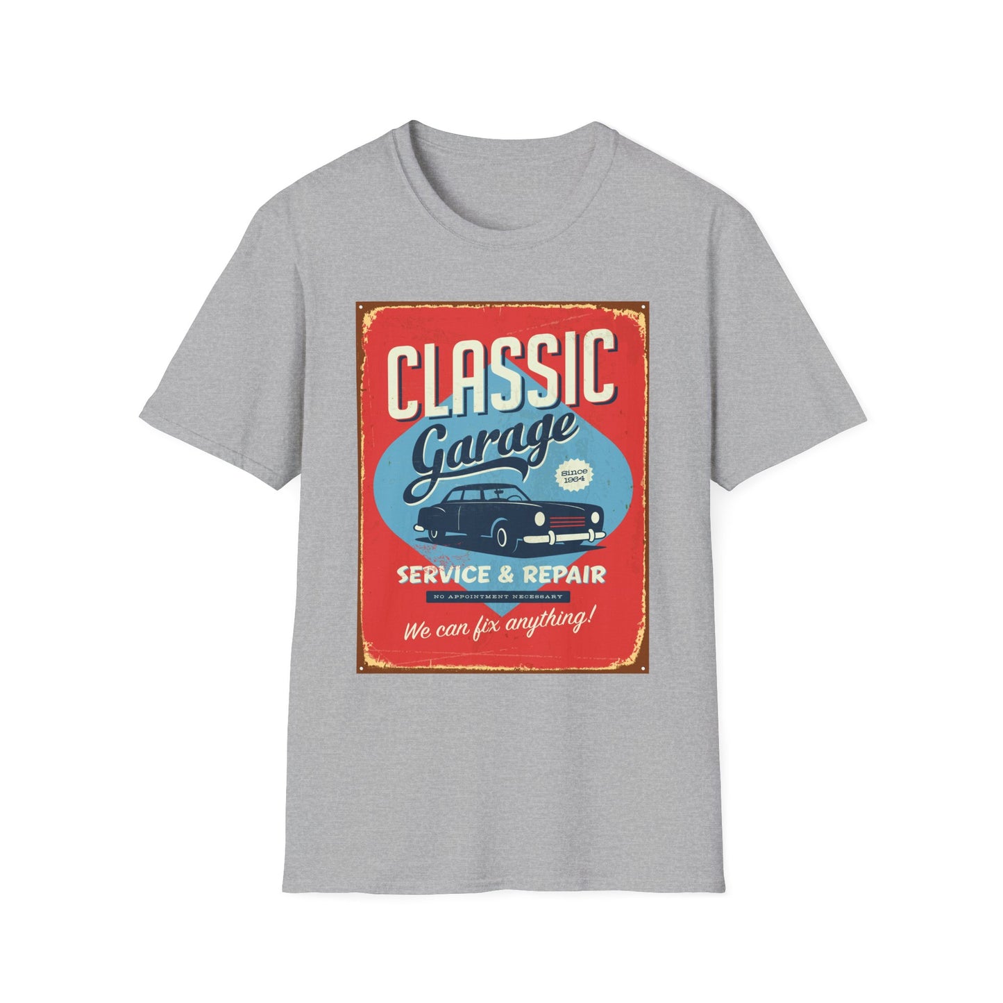 Classic Garage Vintage T-Shirt, Car Lovers Gift, Retro Car Tee, Father's Day Shirt, Classic Auto Enthusiast Apparel