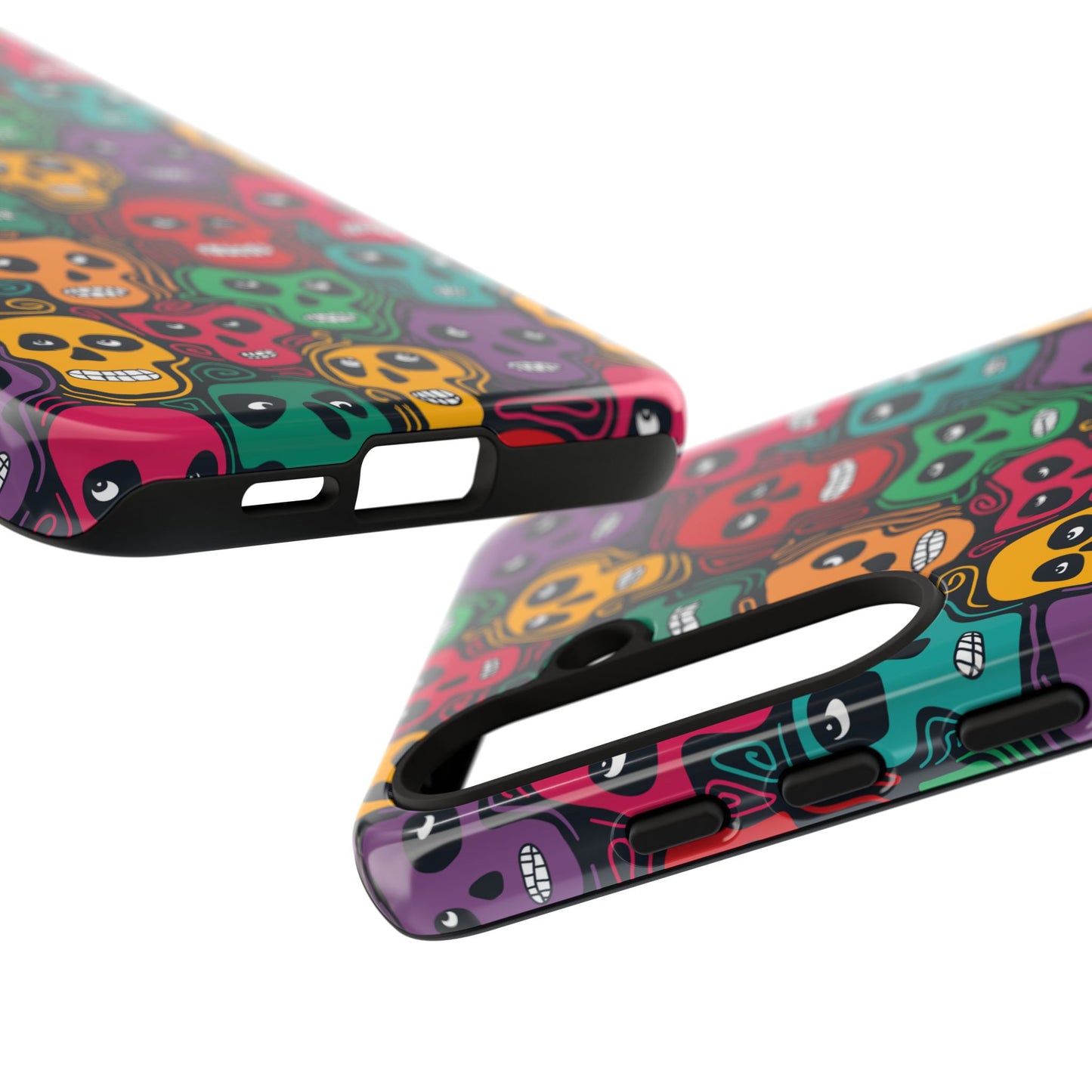 Phone Case, Day of the Dead Tough Case Phone, Mexican Skull Phone Cover, Floral Skeleton Phone Protector, Sugar Skull iPhone Case, Tough