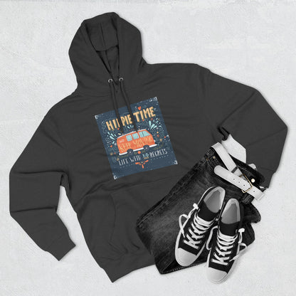 Hip & Cozy Fleece Hoodie - Perfect for Chill Vibes, Gift for Her, Winter Wear, Relaxed Style, Casual Layering - MaisonThreadory