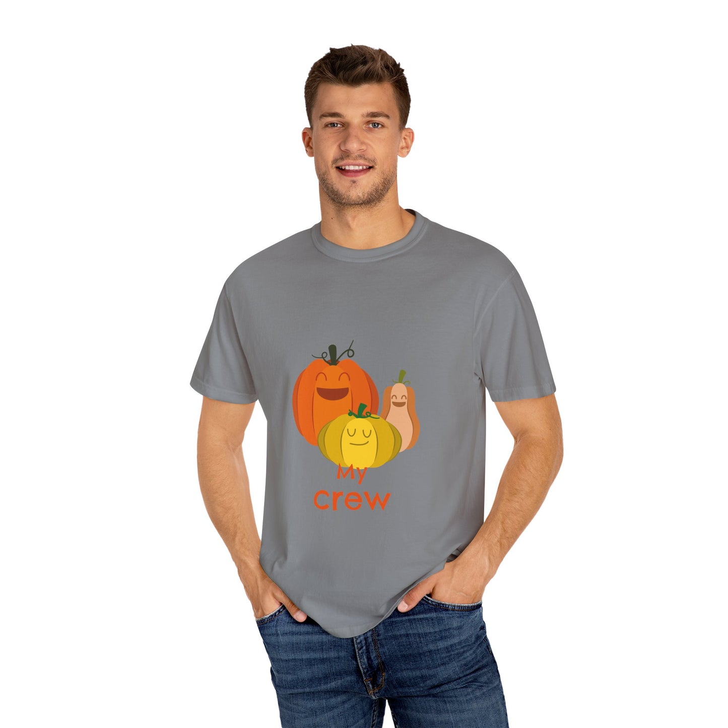 Cute Pumpkin Family T-Shirt, Fall Apparel, Halloween Shirt, Thanksgiving Gift, Harvest Crew Tee, Unisex Seasonal Wear - MaisonThreadory