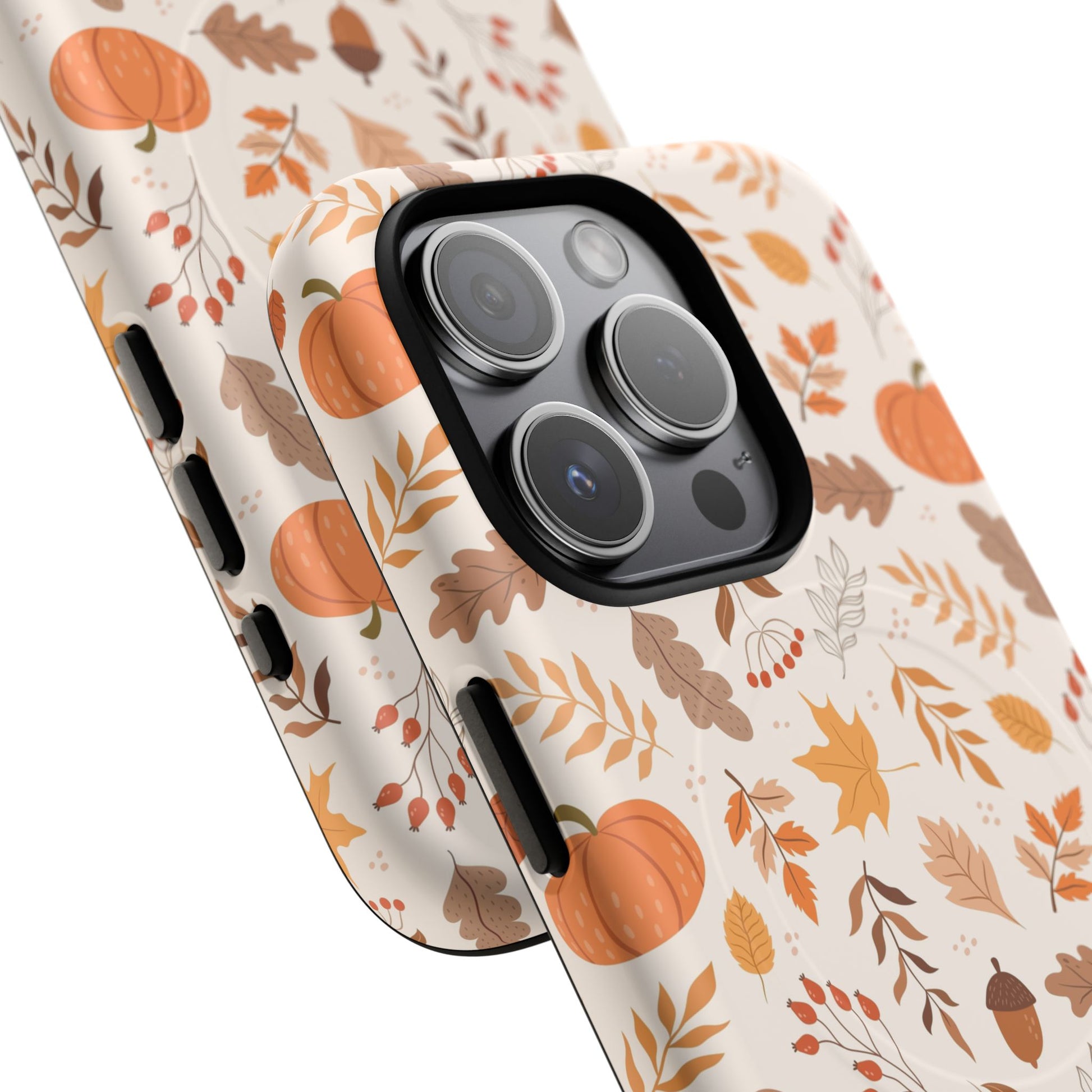 Autumn Floral Phone Case - Tough Magnetic Cases for Fall, Seasonal Accessories, Nature Lover Gifts, Cute Phone Cover, Unique Phone Case - MaisonThreadory